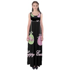 Easter Eggs Empire Waist Maxi Dress by Valentinaart