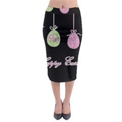 Easter Eggs Midi Pencil Skirt by Valentinaart