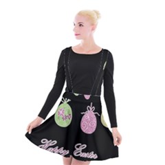 Easter Eggs Suspender Skater Skirt by Valentinaart