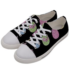 Easter Eggs Women s Low Top Canvas Sneakers