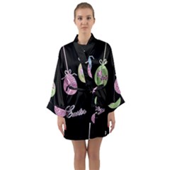 Easter Eggs Long Sleeve Kimono Robe