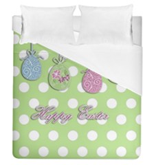 Easter Eggs Duvet Cover (queen Size) by Valentinaart