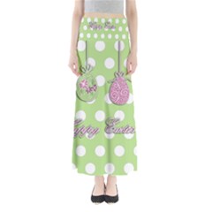 Easter Eggs Full Length Maxi Skirt by Valentinaart