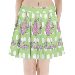 Easter Eggs Pleated Mini Skirt by Valentinaart