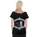 Edgar Allan Poe  - Never More Cap Sleeve Tops View2