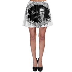 Edgar Allan Poe  - Never More Skater Skirt by Valentinaart