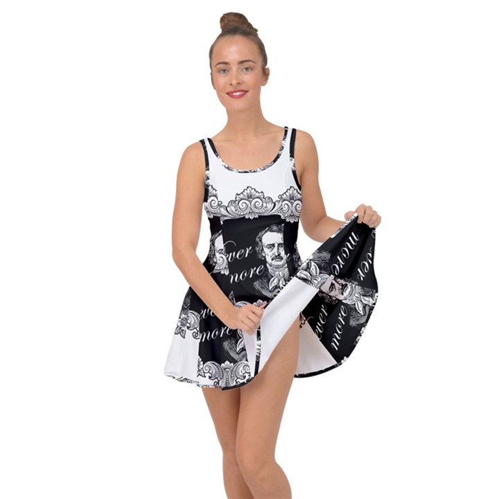 Edgar Allan Poe  - Never More Inside Out Dress