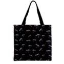 Elephant pattern Zipper Grocery Tote Bag View2