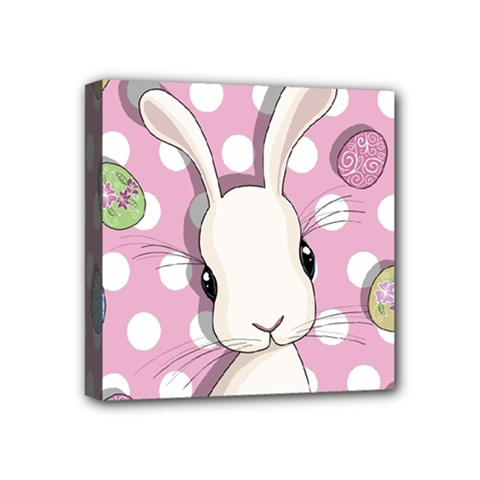 Easter Bunny  Mini Canvas 4  X 4  by Valentinaart