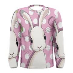 Easter Bunny  Men s Long Sleeve Tee by Valentinaart