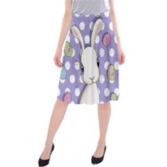 Easter Bunny  Midi Beach Skirt by Valentinaart