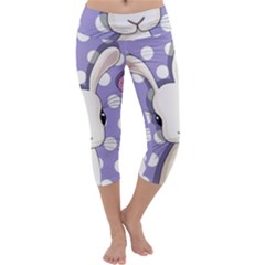 Easter Bunny  Capri Yoga Leggings by Valentinaart