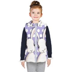 Easter Bunny  Kid s Puffer Vest by Valentinaart