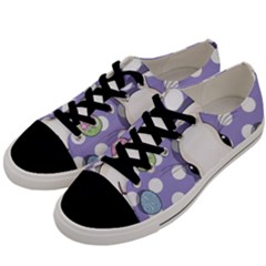 Easter Bunny  Men s Low Top Canvas Sneakers by Valentinaart