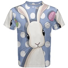 Easter Bunny  Men s Cotton Tee by Valentinaart