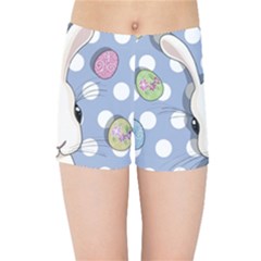 Easter Bunny  Kids Sports Shorts by Valentinaart