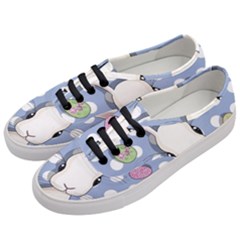 Easter Bunny  Women s Classic Low Top Sneakers by Valentinaart