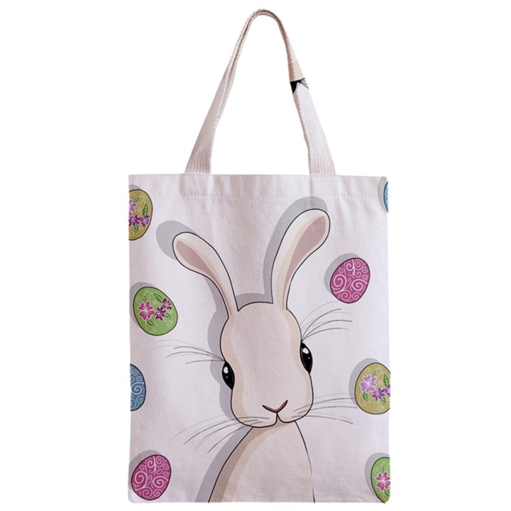 Easter bunny  Zipper Classic Tote Bag