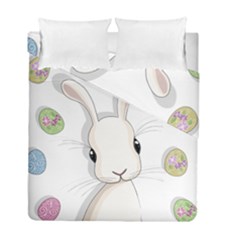 Easter Bunny  Duvet Cover Double Side (full/ Double Size) by Valentinaart