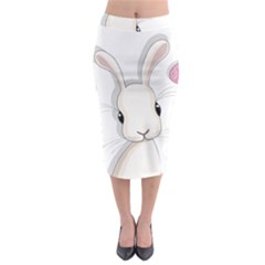 Easter Bunny  Midi Pencil Skirt by Valentinaart