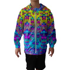 Flowers In The Most Beautiful Sunshine Hooded Wind Breaker (kids) by pepitasart