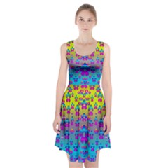 Flowers In The Most Beautiful Sunshine Racerback Midi Dress by pepitasart