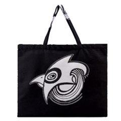 Bird Zipper Large Tote Bag by ValentinaDesign