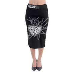 Bird Midi Pencil Skirt by ValentinaDesign