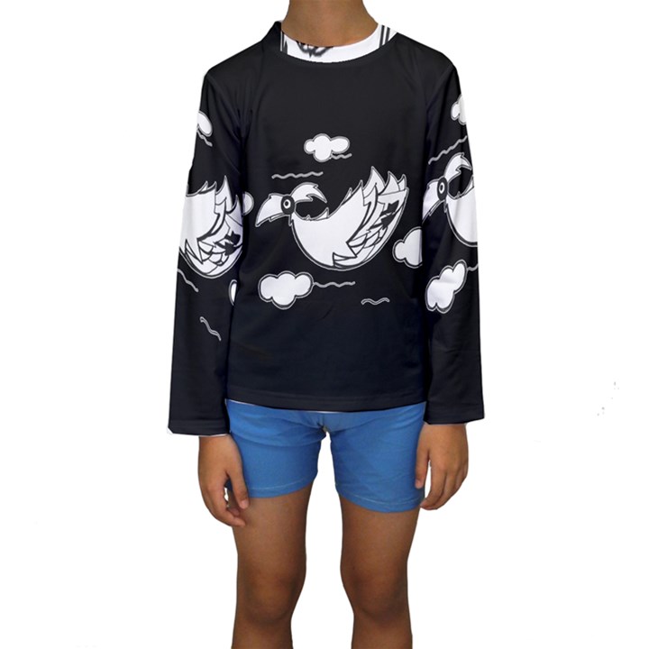 Bird Kids  Long Sleeve Swimwear