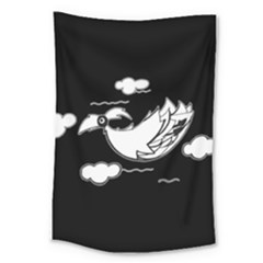 Bird Large Tapestry by ValentinaDesign