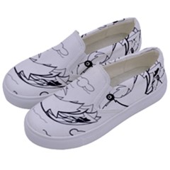 Bird Kids  Canvas Slip Ons by ValentinaDesign