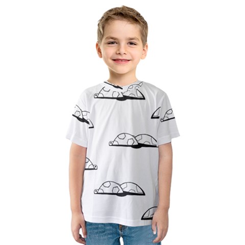 Turtle Kids  Sport Mesh Tee by ValentinaDesign