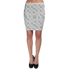 Vivid Check Geometric Pattern Bodycon Skirt by dflcprints