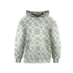 Vivid Check Geometric Pattern Kids  Pullover Hoodie by dflcprints