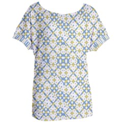 Vivid Check Geometric Pattern Women s Oversized Tee by dflcprints