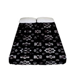 Dark Luxury Baroque Pattern Fitted Sheet (full/ Double Size) by dflcprints