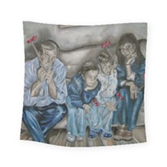 The Nobodies Square Tapestry (small) by redmaidenart