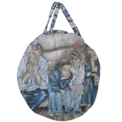 The Nobodies Giant Round Zipper Tote