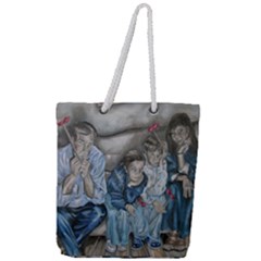 The Nobodies Full Print Rope Handle Tote (large)