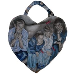 The Nobodies Giant Heart Shaped Tote by redmaidenart