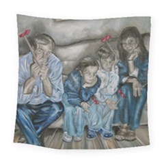 The Nobodies Square Tapestry (large) by redmaidenart