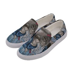 The Nobodies Women s Canvas Slip Ons by redmaidenart