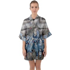 The Nobodies Quarter Sleeve Kimono Robe