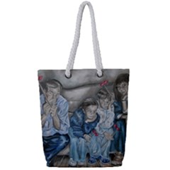 The Nobodies Full Print Rope Handle Tote (small)