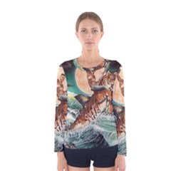 Tiger Shark Women s Long Sleeve Tee