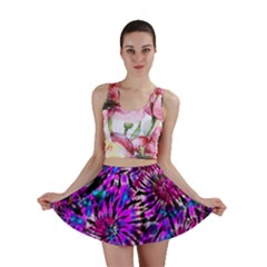 Purple Tie Dye Madness  Mini Skirt by KirstenStar