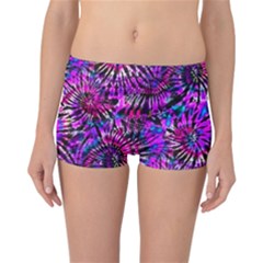 Purple Tie Dye Madness  Reversible Boyleg Bikini Bottoms by KirstenStar