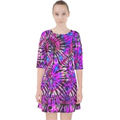 Purple Tie Dye Madness  Pocket Dress by KirstenStar