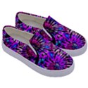 Purple Tie Dye Madness  Kids  Canvas Slip Ons View3