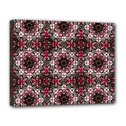 Oriental Ornate Pattern Canvas 14  X 11  by dflcprints